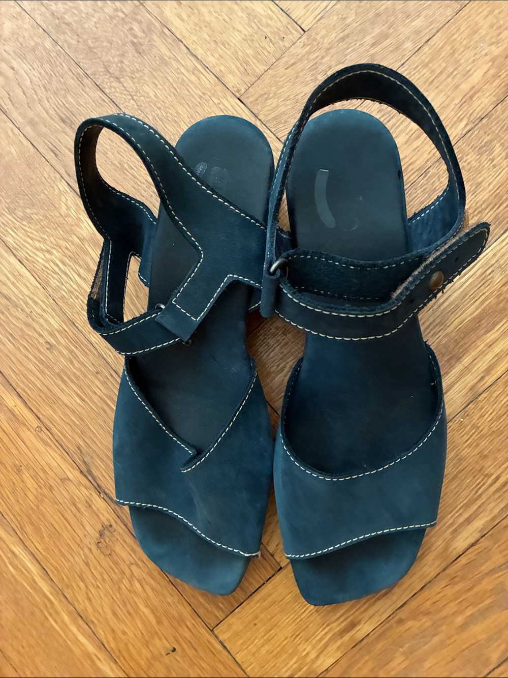 Arche Dalou nubuck leather wedge sandal Size 9 Euro size 40